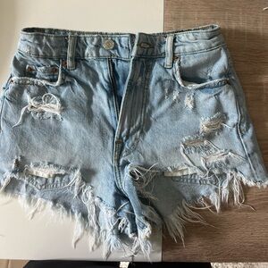 Zara Jean shorts size 0. Excellent condition high waisted